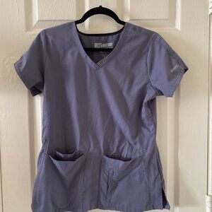 Grey’s Anatomy Active Scrub Top Gray | Women’s Size Small | Barco